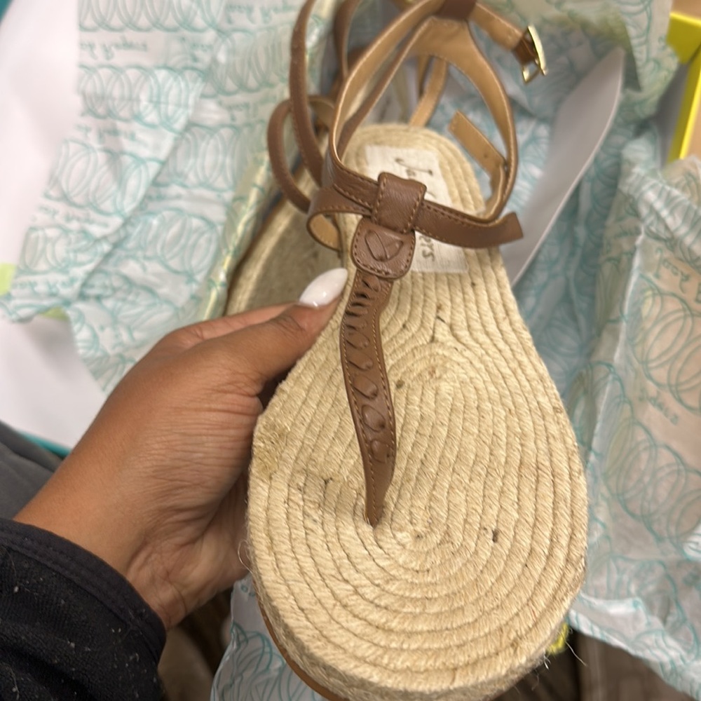 JACK ROGERS EVIE THONG TOE SANDAL 8.5 NIB - Picture 5 of 6